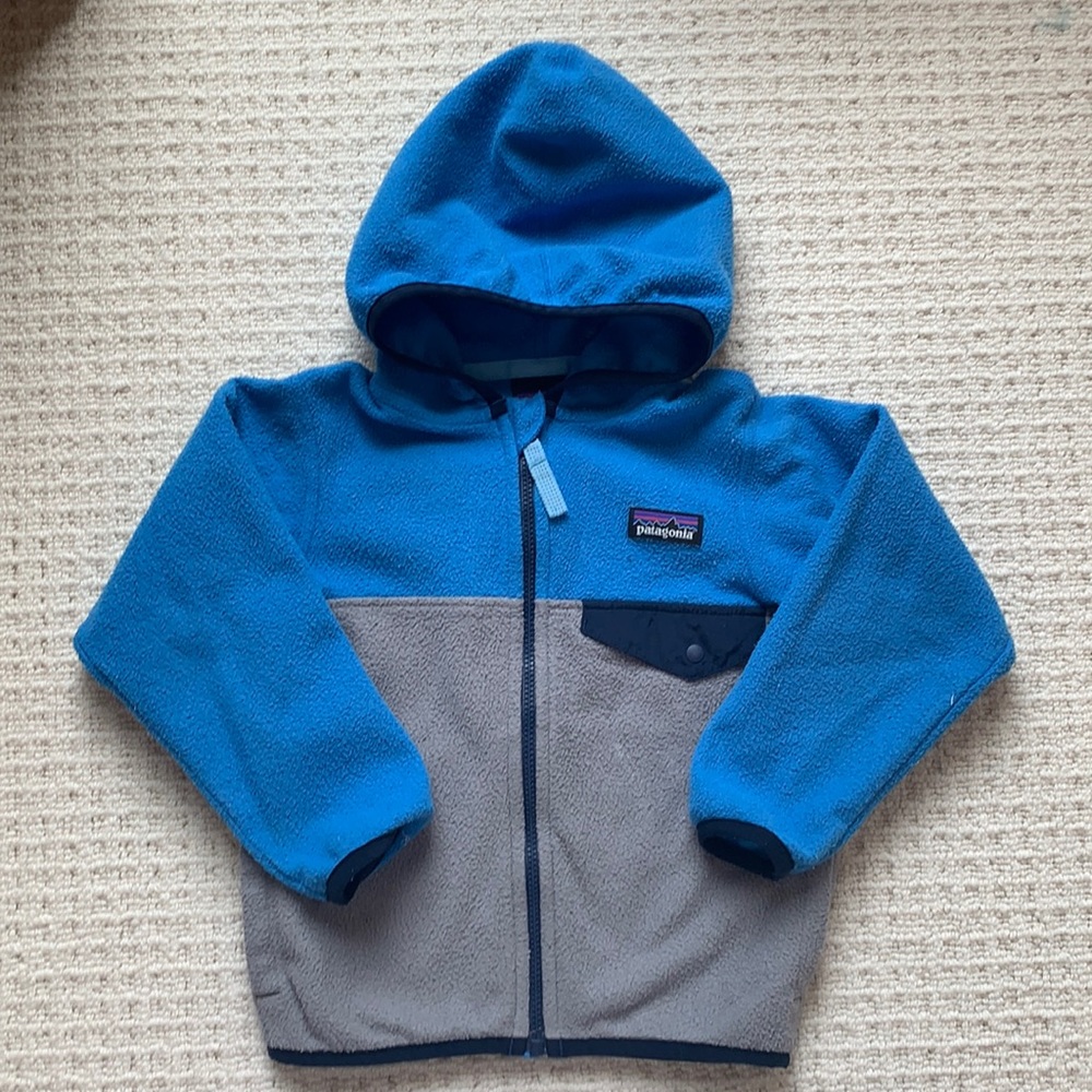 Patagonia Synchilla Fleece Cardigan Size 2T Blue
